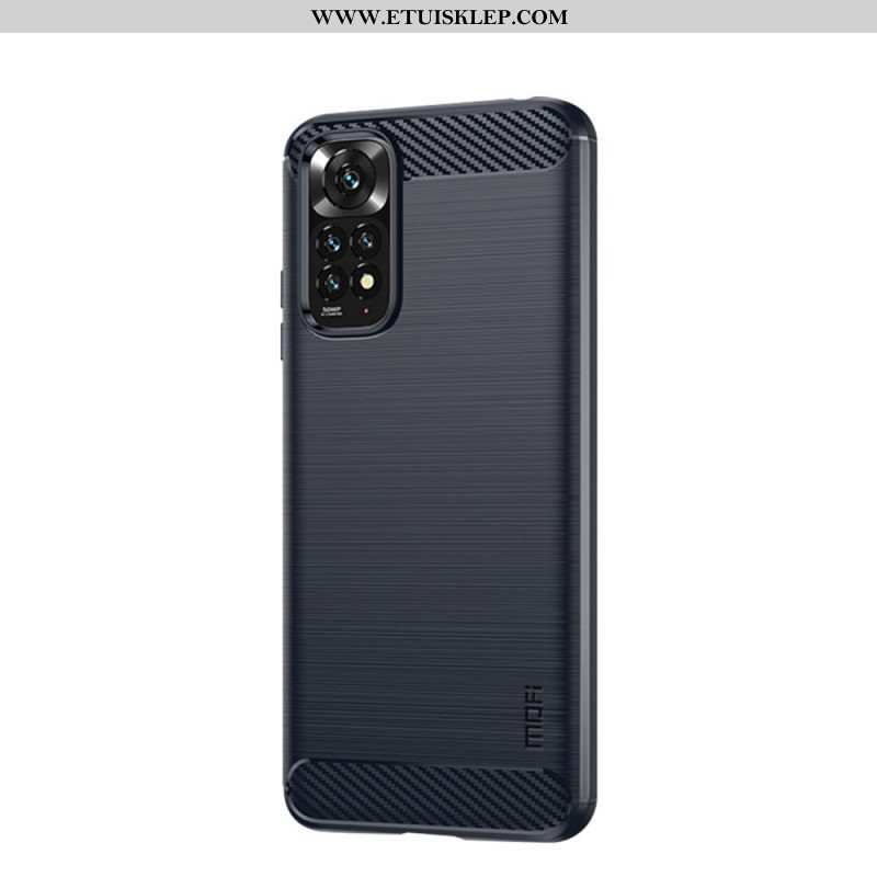 Etui do Xiaomi Redmi Note 11 / 11S Szczotkowane Włókno Węglowe Mofi